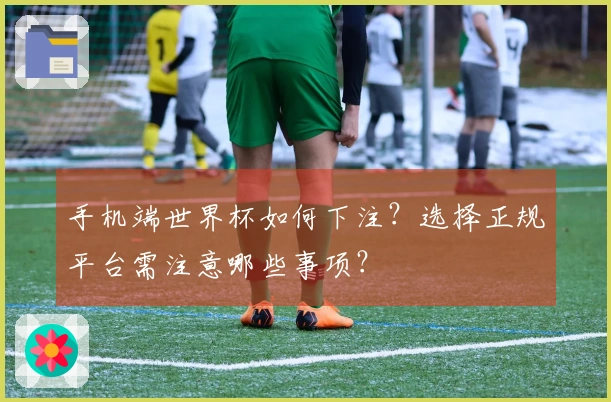 手机端世界杯如何下注？选择正规平台需注意哪些事项？